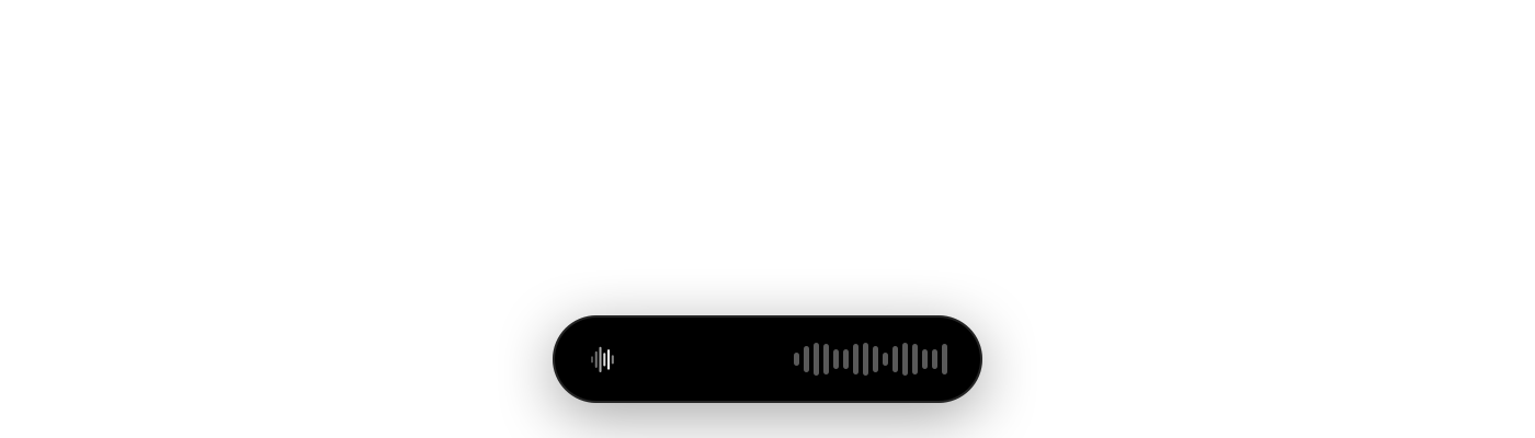Transcription dans la bulle, avec des barres de niveau atténuées