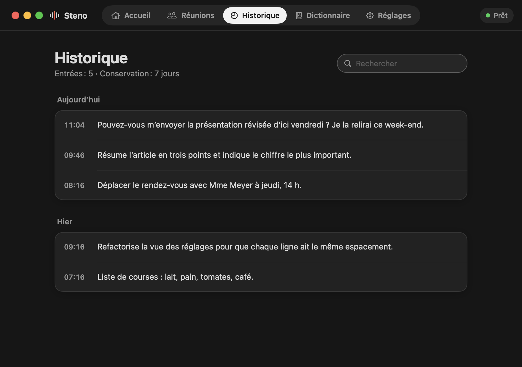 Steno, Historique en apparence sombre