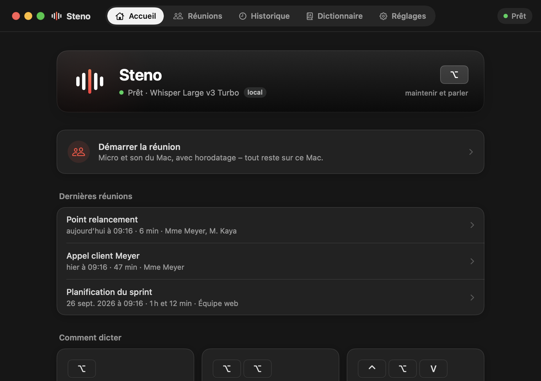 Steno, Accueil en apparence sombre
